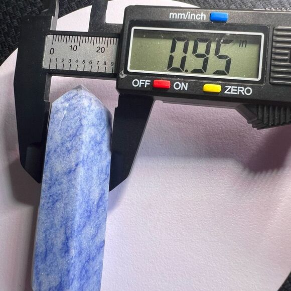 Blue Aventurine Double Terminated Meditation Wand (7) - Picture 7 of 9